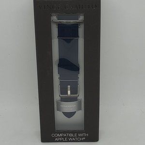 Vince Camuto 22mm Blue Silicon Strap Fits Apple Watch 42/44/45mm